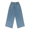 BLUE PAKITA DENIM WIDE-LEG JEANS