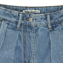 BLUE PAKITA DENIM WIDE-LEG JEANS