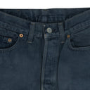 BLACK 501 UNCUSTOMIZED ORIGINAL RELAXED-FIT JEANS