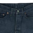 BLACK 501 UNCUSTOMIZED ORIGINAL RELAXED-FIT JEANS