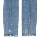 BLUE CLAYTON DISTRESSED PAINT SKINNY JEANS