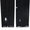 BLACK CLAYTON DISTRESSED PAINT SKINNY JEANS