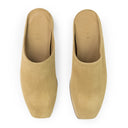 TAN CHATEAU SUEDE MULES