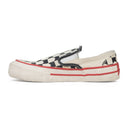 MULTICOLOR CHEVRON CHECKERED SLIP ON SNEAKERS