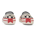 MULTICOLOR CHEVRON CHECKERED SLIP ON SNEAKERS