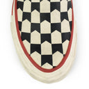 MULTICOLOR CHEVRON CHECKERED SLIP ON SNEAKERS