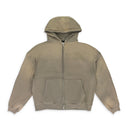 GREY ZIP UP HOODIE