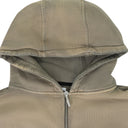 GREY ZIP UP HOODIE