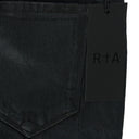 BLUE WAXED SKINNY JEANS