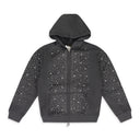 BLACK CASHEW BLOSSOM PEARL HOODIE