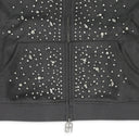 BLACK CASHEW BLOSSOM PEARL HOODIE