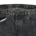 Black 501 Tapered Denim