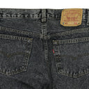 Black 501 Tapered Denim