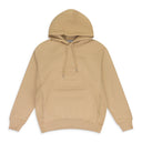 Beige Embossed Box Logo Hoodie
