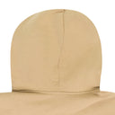 Beige Embossed Box Logo Hoodie