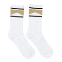 White Chevron Socks