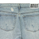 Blue Roygbiv Scripture Denim