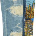 Blue Stained Glass Denim