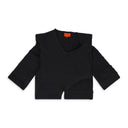 Black Unadorned Sweater Vest