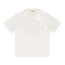 Cream Embossed Box Logo T-shirt