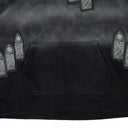 Black Faded Pullover Hoodie