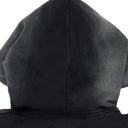 Black Faded Pullover Hoodie