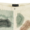 Ivory Camoflauge Embroidered Pants