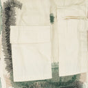 Ivory Camoflauge Embroidered Pants