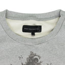 Grey Arc Mirror Pullover Sweater