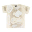 Cream Location Grid T-Shirt