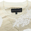 Cream Location Grid T-Shirt