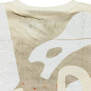 Cream Location Grid T-Shirt