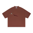 Burgundy Burgundy Knitted Tennis T-Shirt