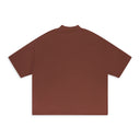 Burgundy Burgundy Knitted Tennis T-Shirt