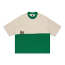 Tan/Green Knitted Cycling T-Shirt