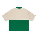 Tan/Green Knitted Cycling T-Shirt