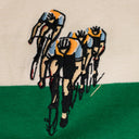 Tan/Green Knitted Cycling T-Shirt