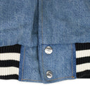 Multicolor Indigo/Cream Varsity Jacket