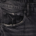 Black P001 Skinny Week Old Wash