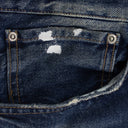 Blue P011 Dark Indigo Denim Jeans