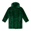 Green Snake Faux Fur Coat