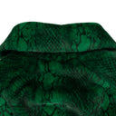 Green Snake Faux Fur Coat