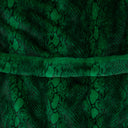 Green Snake Faux Fur Coat