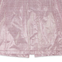 Pink Plaid Vinyl Trenchcoat
