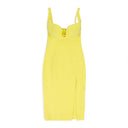 Yellow Bustier Dress