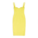 Yellow Bustier Dress
