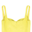 Yellow Bustier Dress