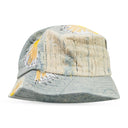 Blue Daisy Upcycled Bucket Hat