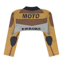 Yellow Cropped Track Jacket