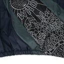 Indigo Diagonal Glass Puffer Jacket